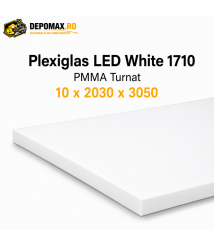 Plexiglas LED White 1710 PMMA turnat 10 x 2030 x 3050 mm
